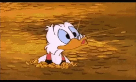 scroogemcduckswimmingmoney.gif